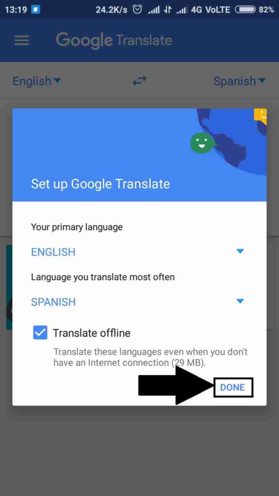  Google Translate app android