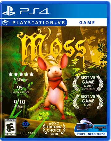 Moss VR adventure puzzle game for PlayStation 4 available for sale