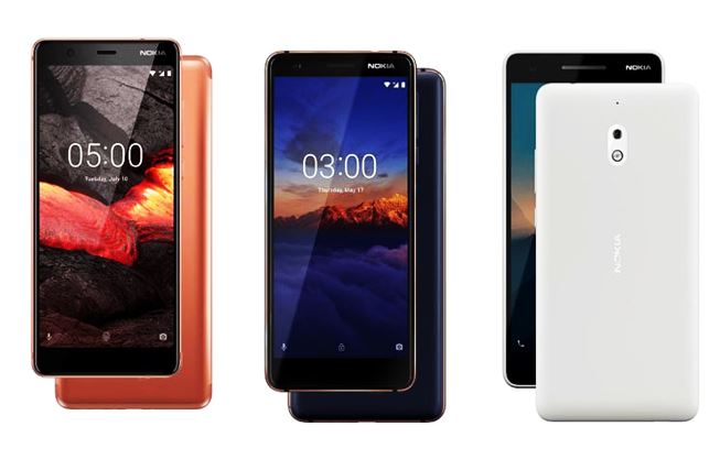 Nokia 2.1, 3.1 and 5.1 budget devices announced
