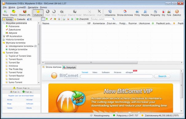 BitCometn free download manager