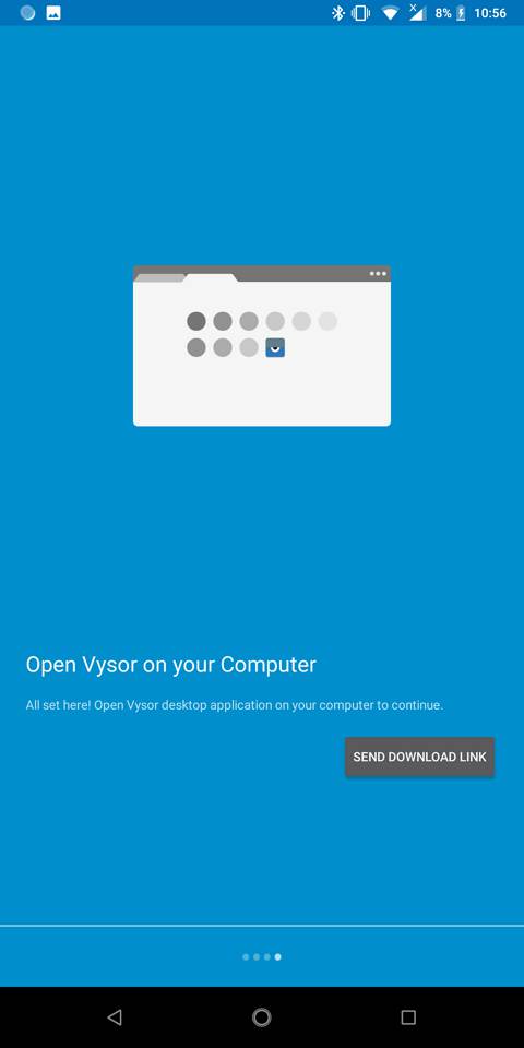  open Vysor on the computer or Google Chrome.