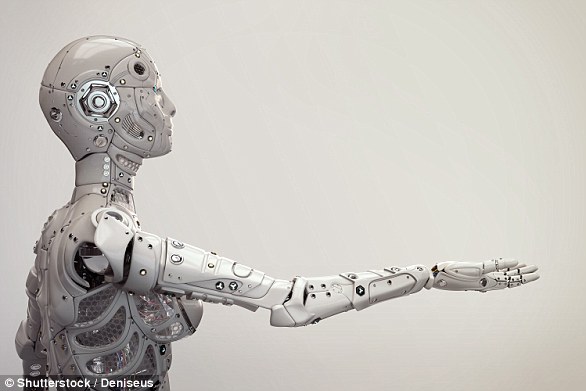 human brain in robot