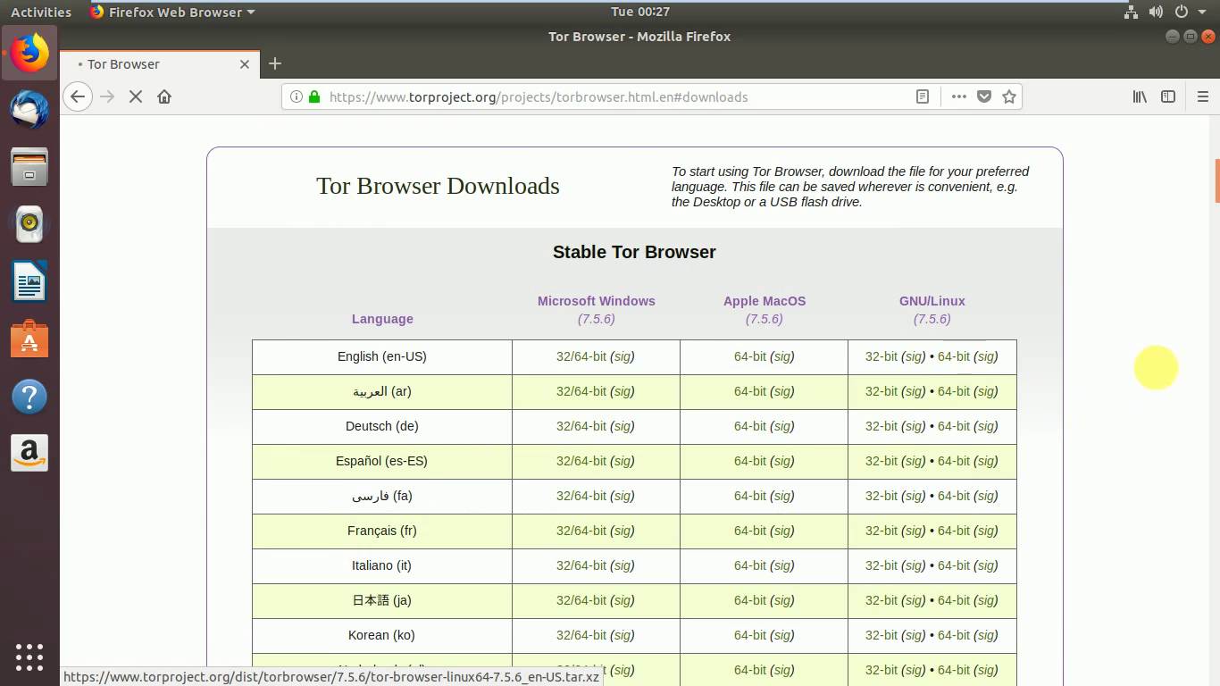 Steps to install the Tor browser on Ubuntu Linux
