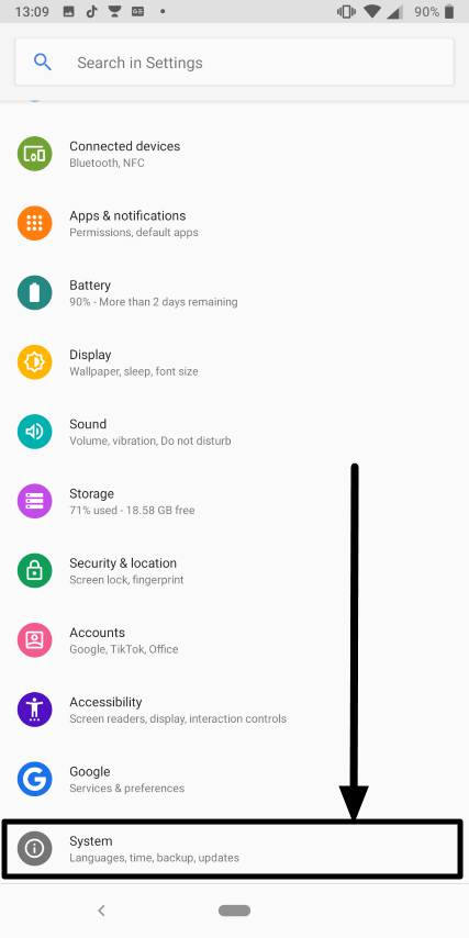 How to enable the new system navigation on Android P 1 (Small)