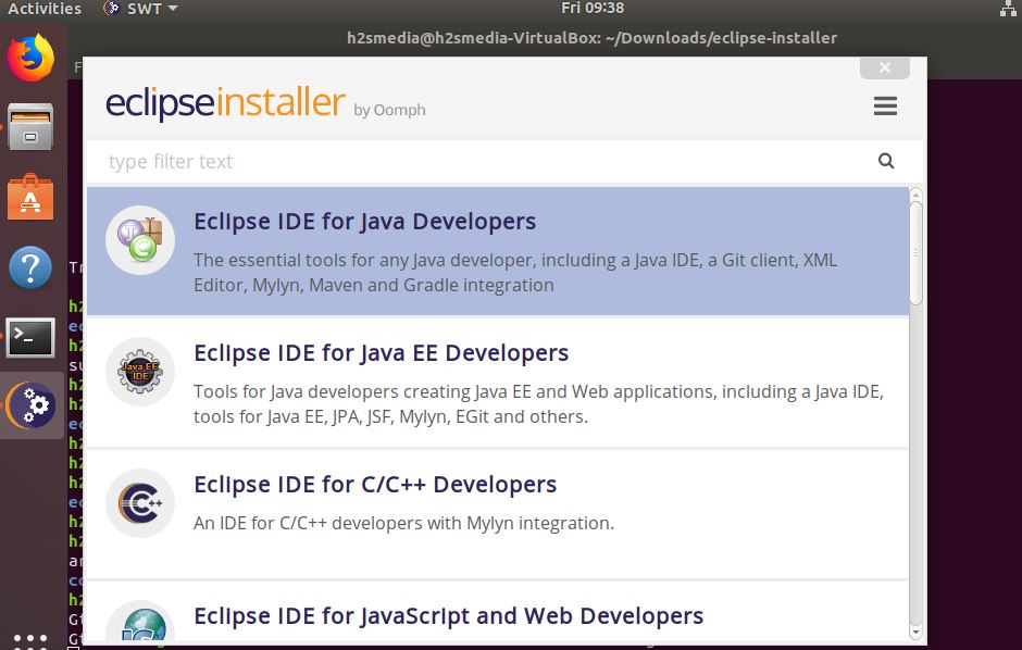 Eclipse IDE for Java developers