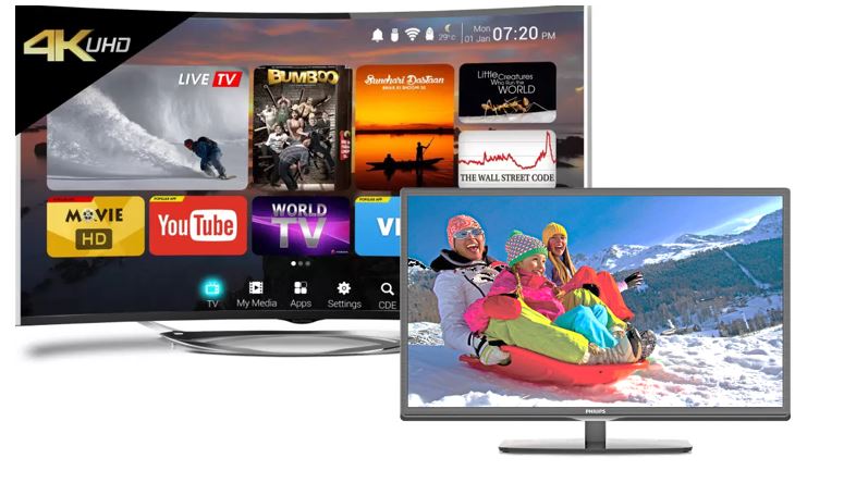 What is difference between Smart TV and LED TV
