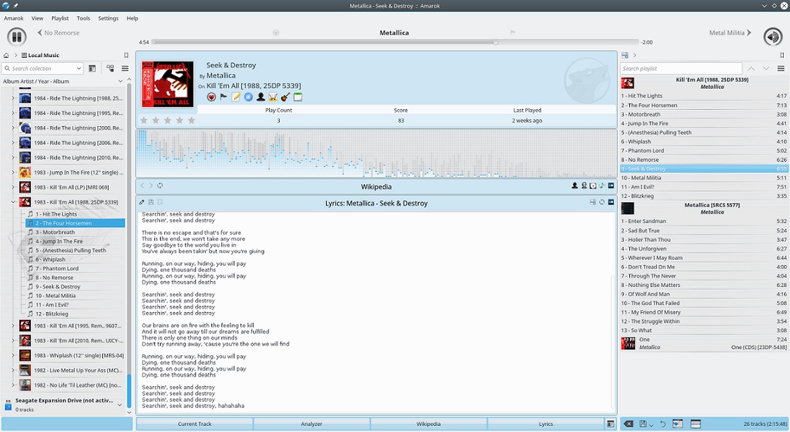 Amarok Ubuntu Music Player open source