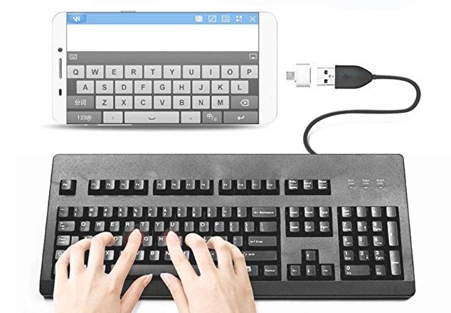 keyboard and Mouse on Android mobile and Tablet with OTG