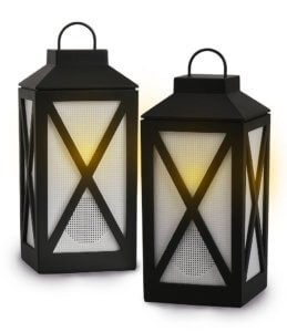 Acoustic Research Heartland Stereo Lantern Bluetooth Wireless Speakers, Set of 2