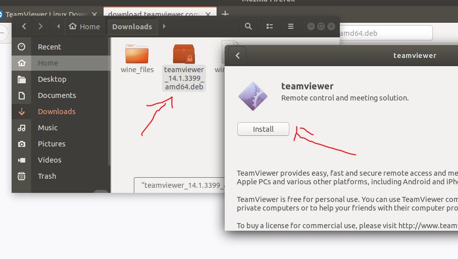 Install .DEB graphically using Ubuntu software center