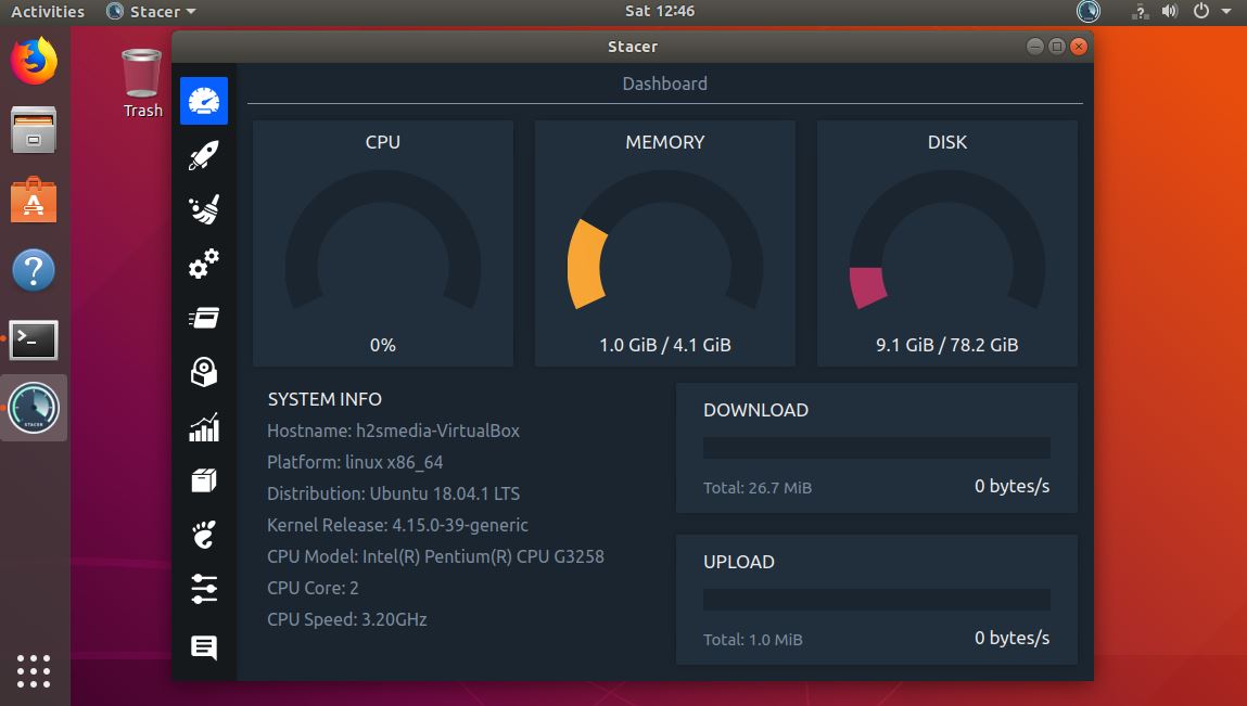 Stacer Ubuntu cleaner best