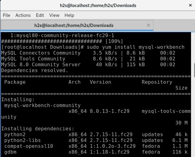 Fedora 17 install mysql workbench citrix disconnected session timer