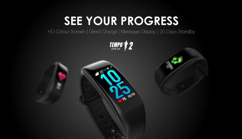 oraimo Tempo 2 OFB-20 fitness band launched at a budget price of ₹2,999 