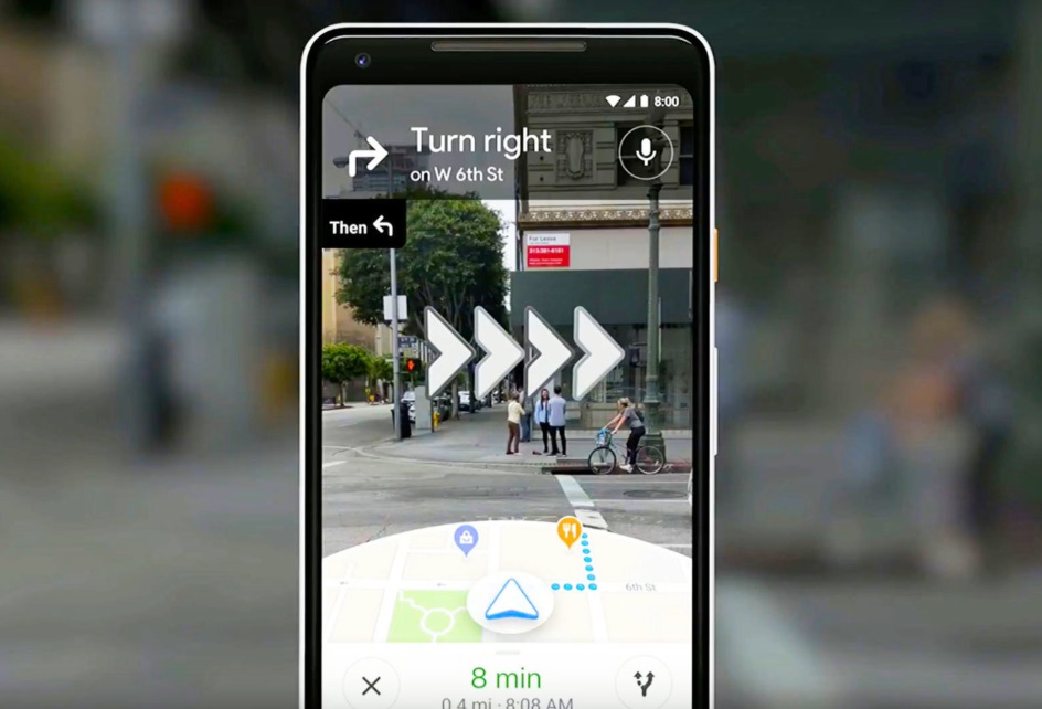 Google Augmented reality map feature soon be in your phones