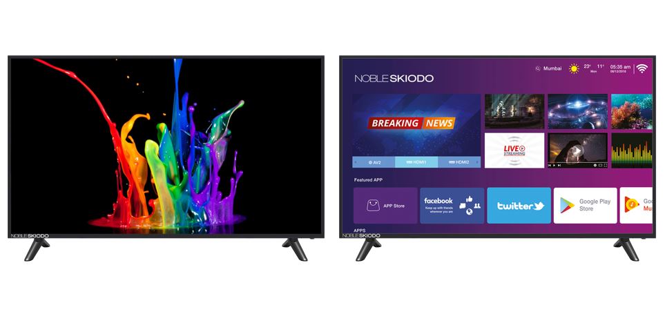 Noble Skiodo launches ‘NB39INT01’, a 39inch Smart HD TV with Intelligent UI  