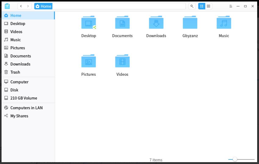 Deepin File Manager for Linux Ubuntu