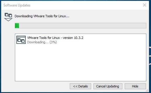 Downloading Vmware Tools for Linux