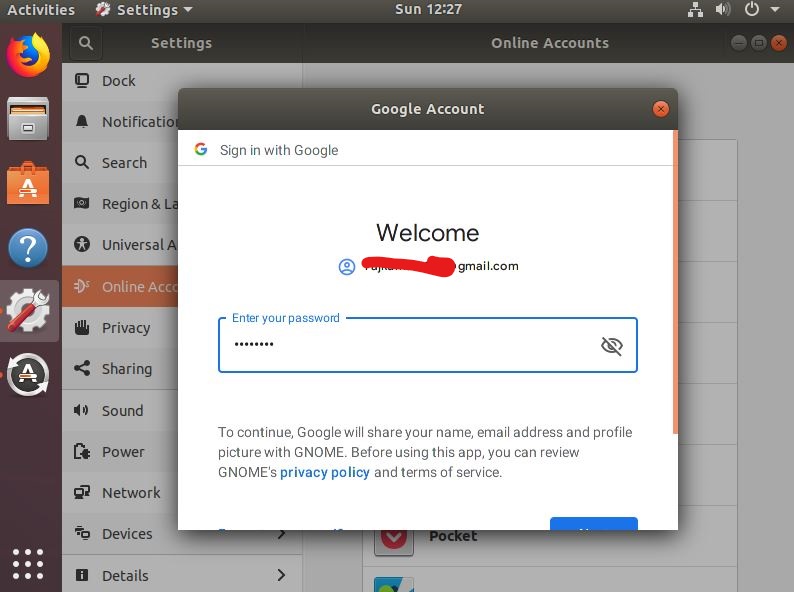 Enter password Google drive ubuntu_LI
