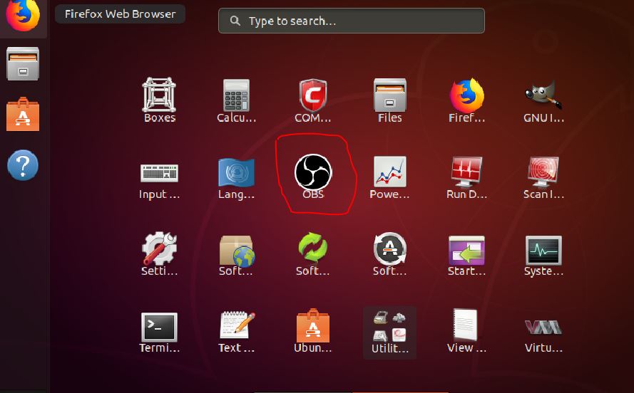 OBS studio 23 on Ubuntu linux