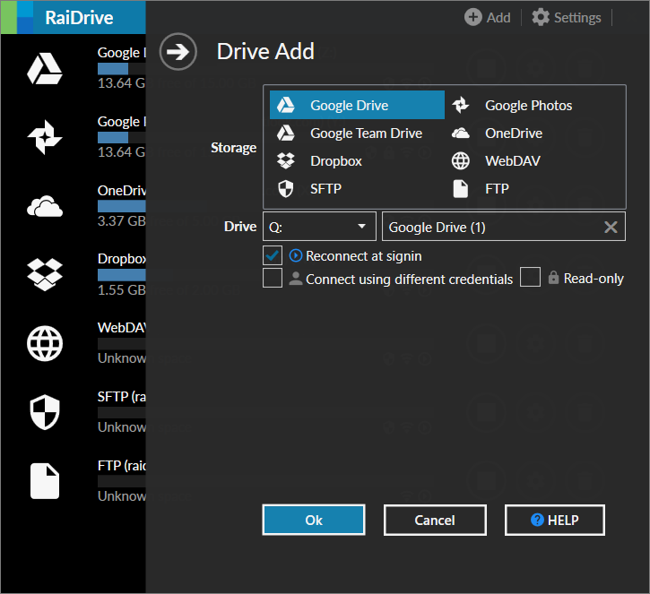 RaiDrive How to map your cloud storage accounts on Windows for free