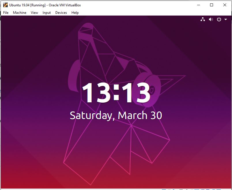 Ubuntu 19.04 virtulbox