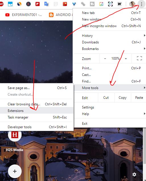 how to set chrome extension keyboard shortcuts
