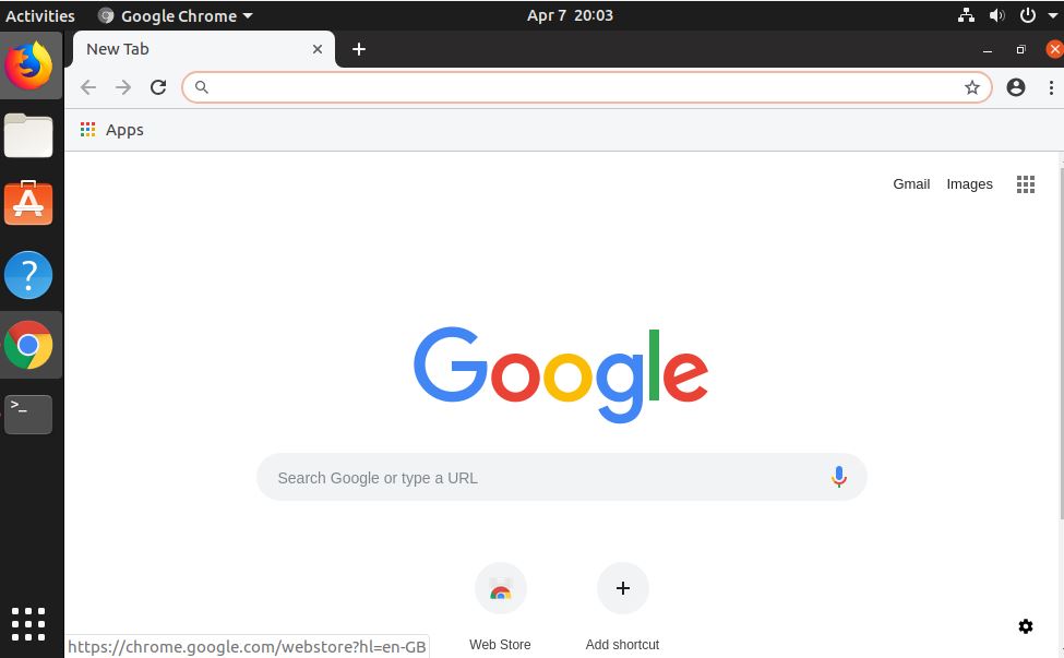 Google Chrome command line on Ubuntu