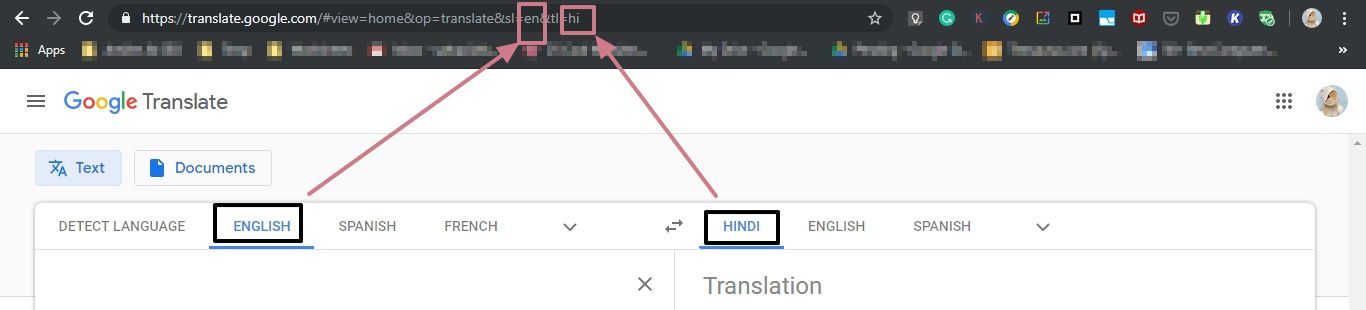 Google Translate on Google Sheets 3