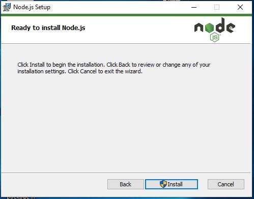 Install NPM and Node windows 10