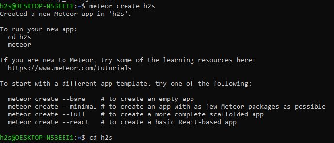 create app on meteor ubuntu