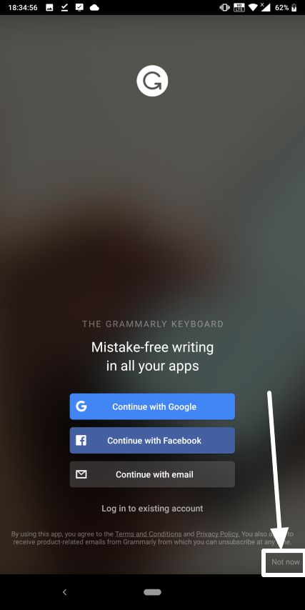 Grammarly on Android 3