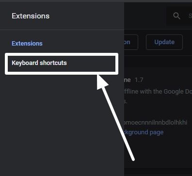 Keyboard shortcuts for Chrome apps 3
