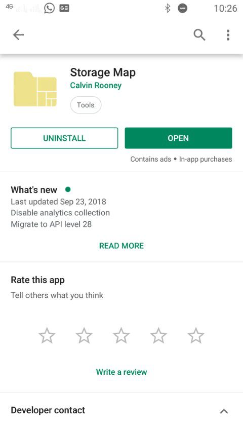  Storage Map disk space analyzer for Android 