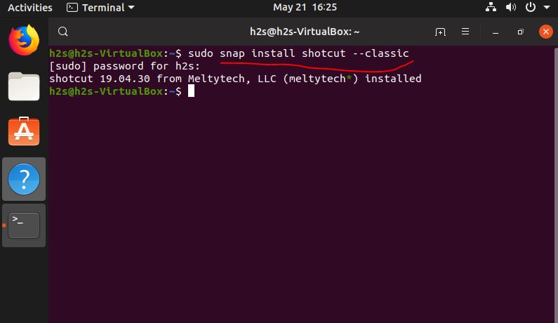 install Shotcut on Ubuntu Linux and Elementary OS