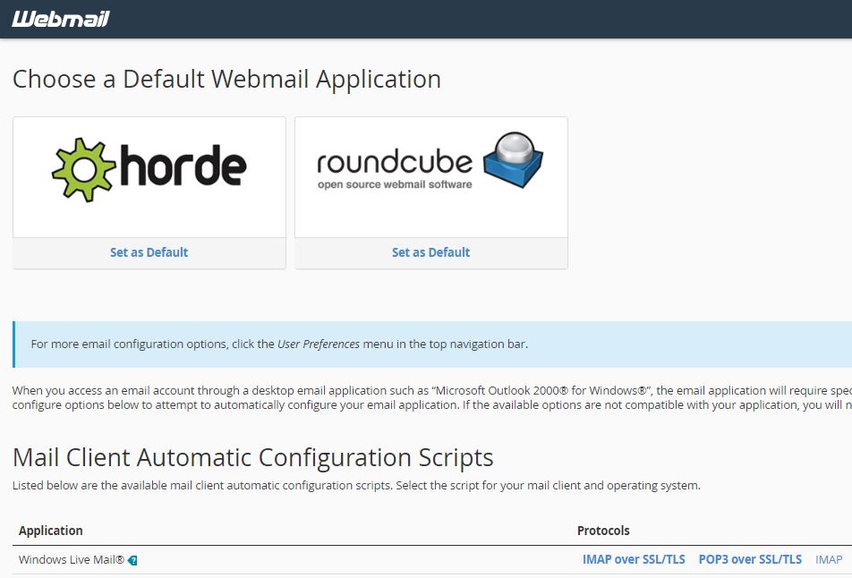 welcome roundcube webmail login