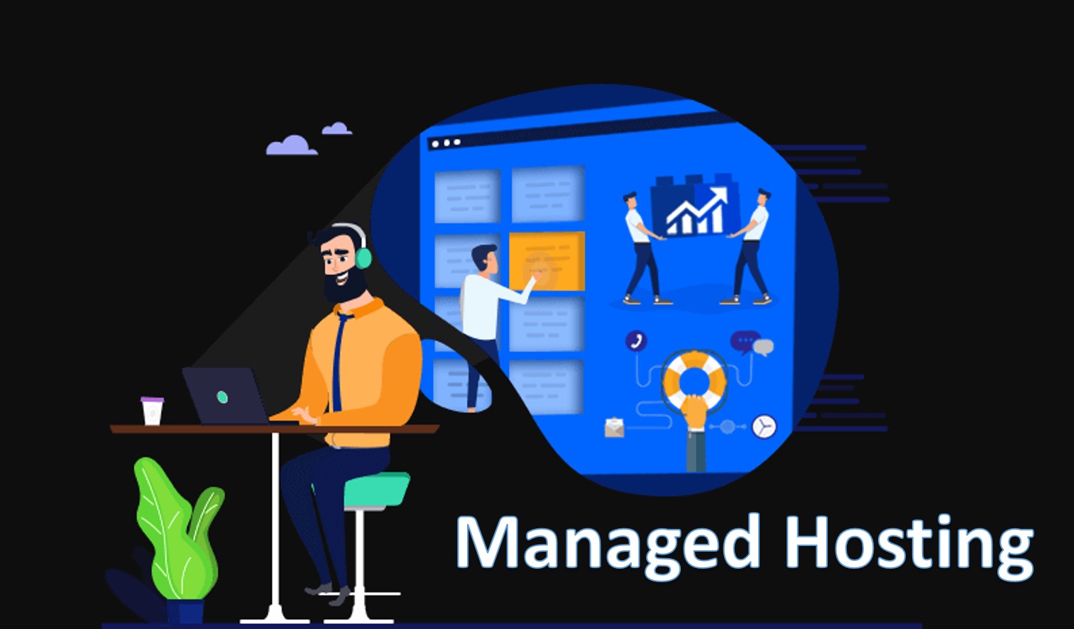 what does manage hosting mean