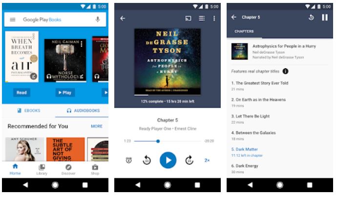 Google Play Books – Ebooks, Audiobooks, and Comics