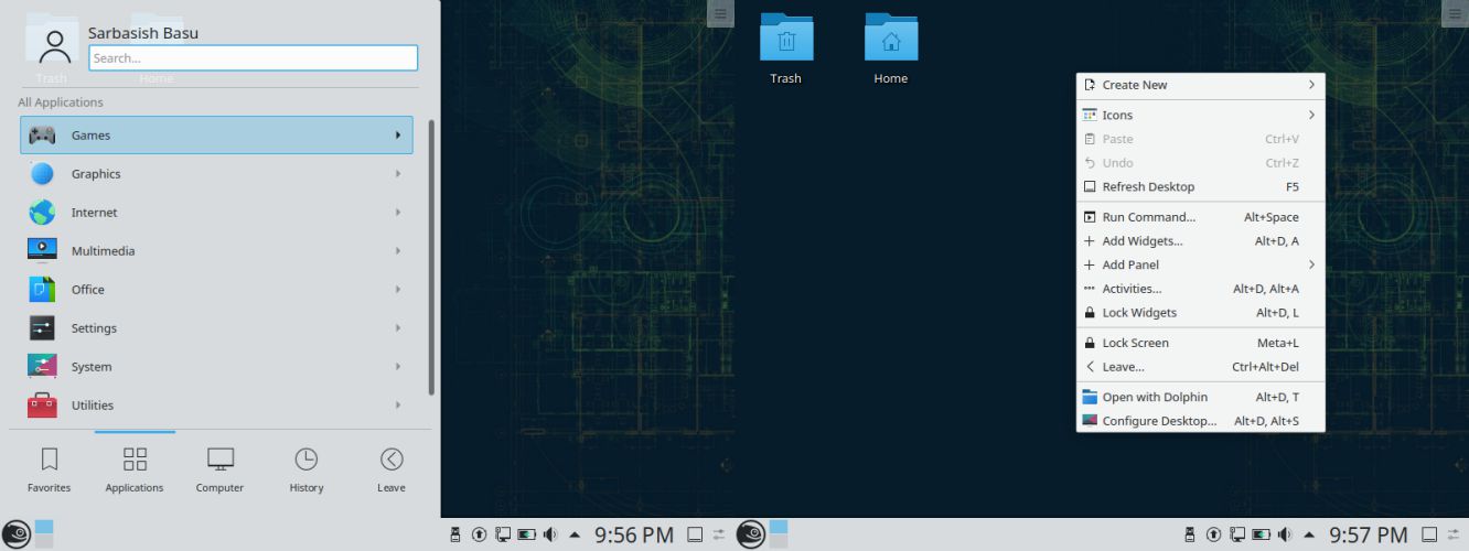 KDE plasma OpenSUSE 