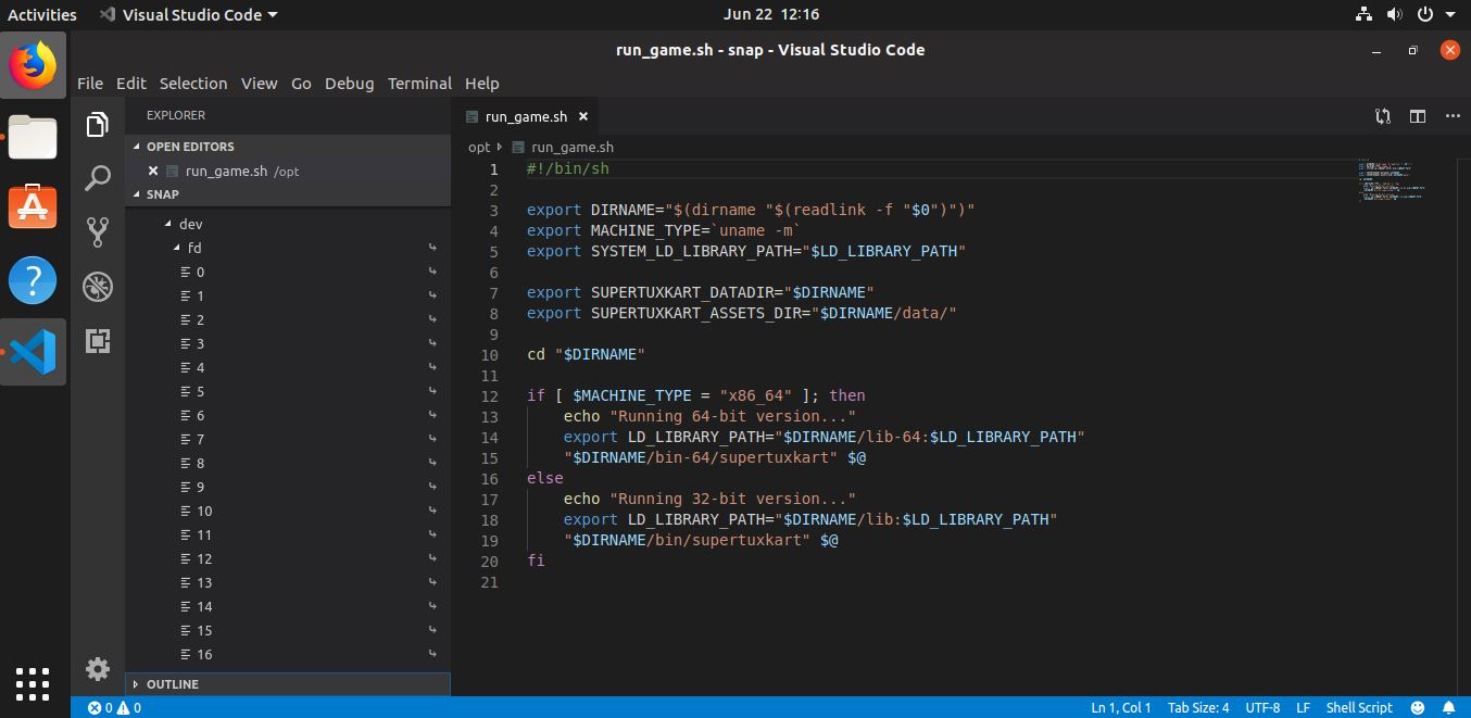 Run Visual Studio code On Ubuntu