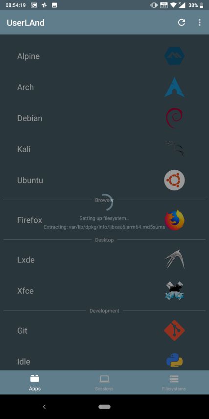 Linux apps on Android