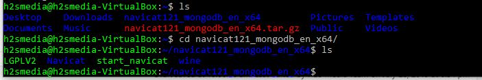 Navicat MongoDB directory