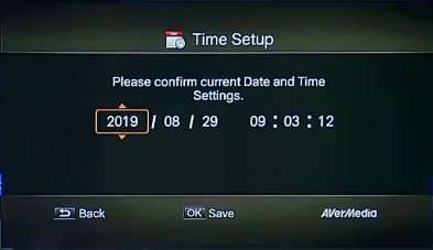 Set Date and time