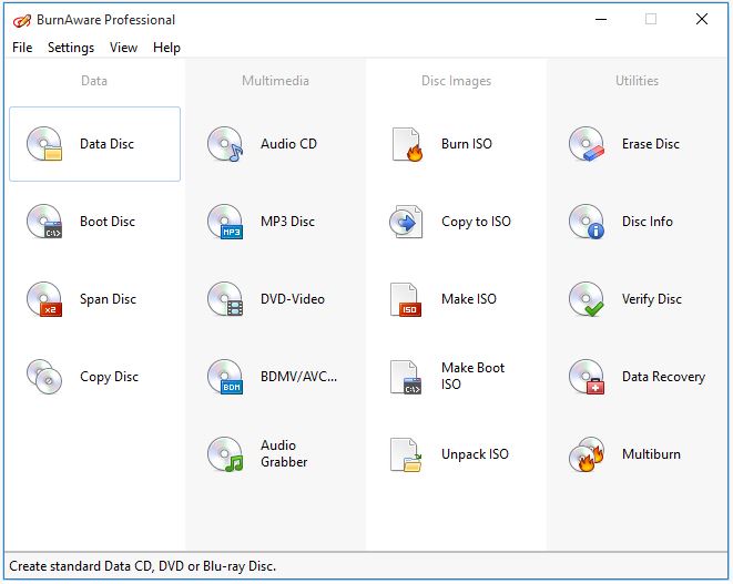 BurnAware is yet another CD and DVD creator software