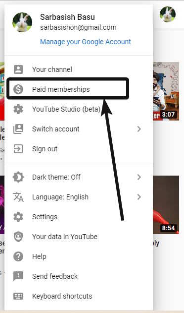 YouTube premium pause membership 1