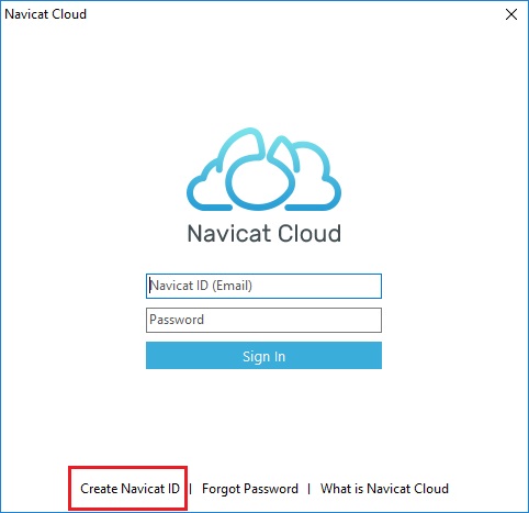Navicat Cloud create_id