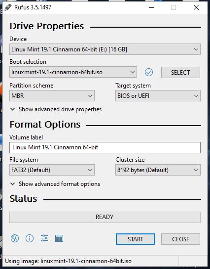 How create Linux Mint bootable USB drive using ISO - H2S Media