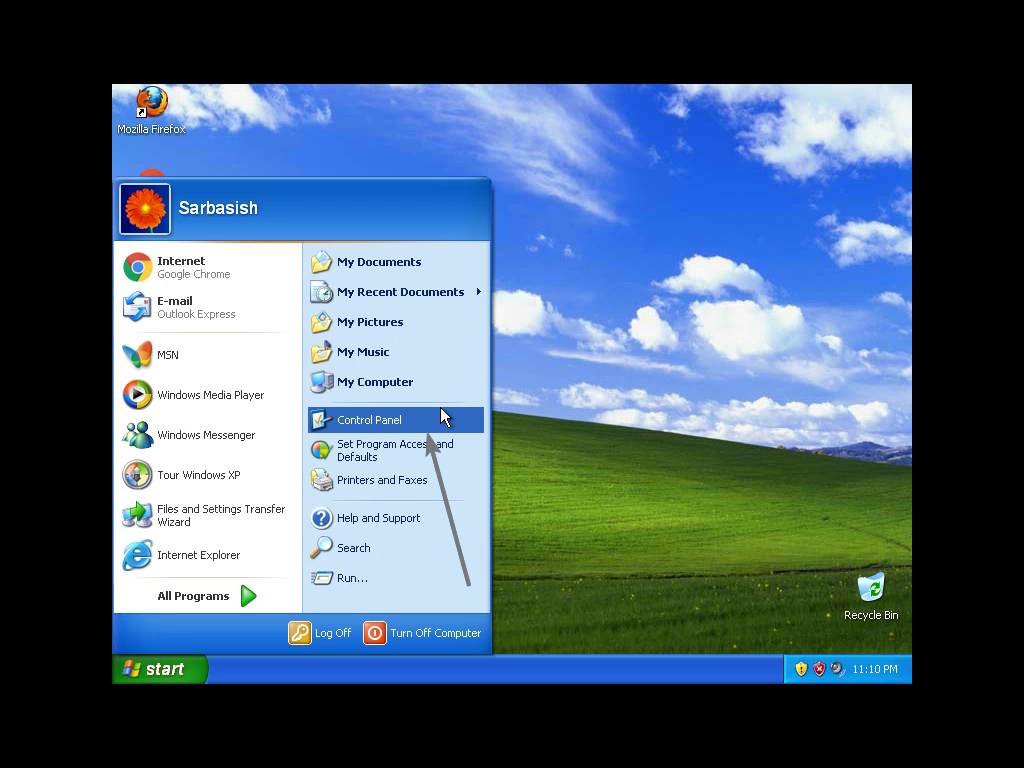 Turn on and configure Windows Firewall on XP 1