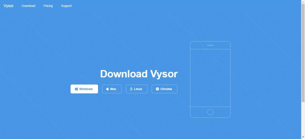 Download Vysor for Desktop or Laptop PC