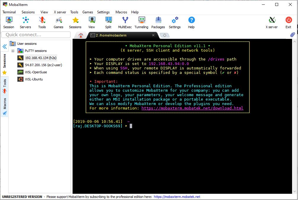 install MobaXterm on a Windows