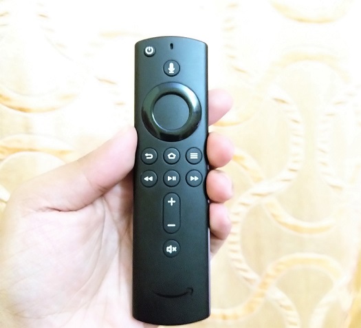 4K fire stick of Amazon remote buttons